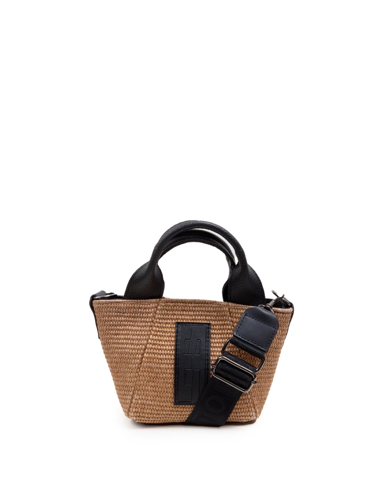 Elena Athanasiou Classy basket straw taupe
