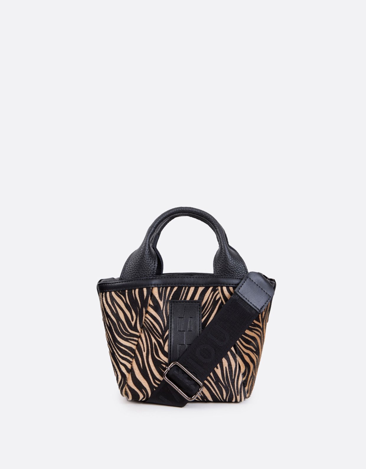 Elena Athanasiou Classy basket zebra brown