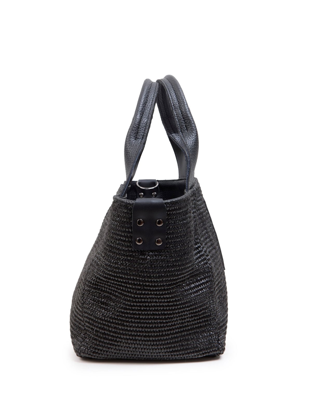Elena Athanasiou Classy handbag medium straw black