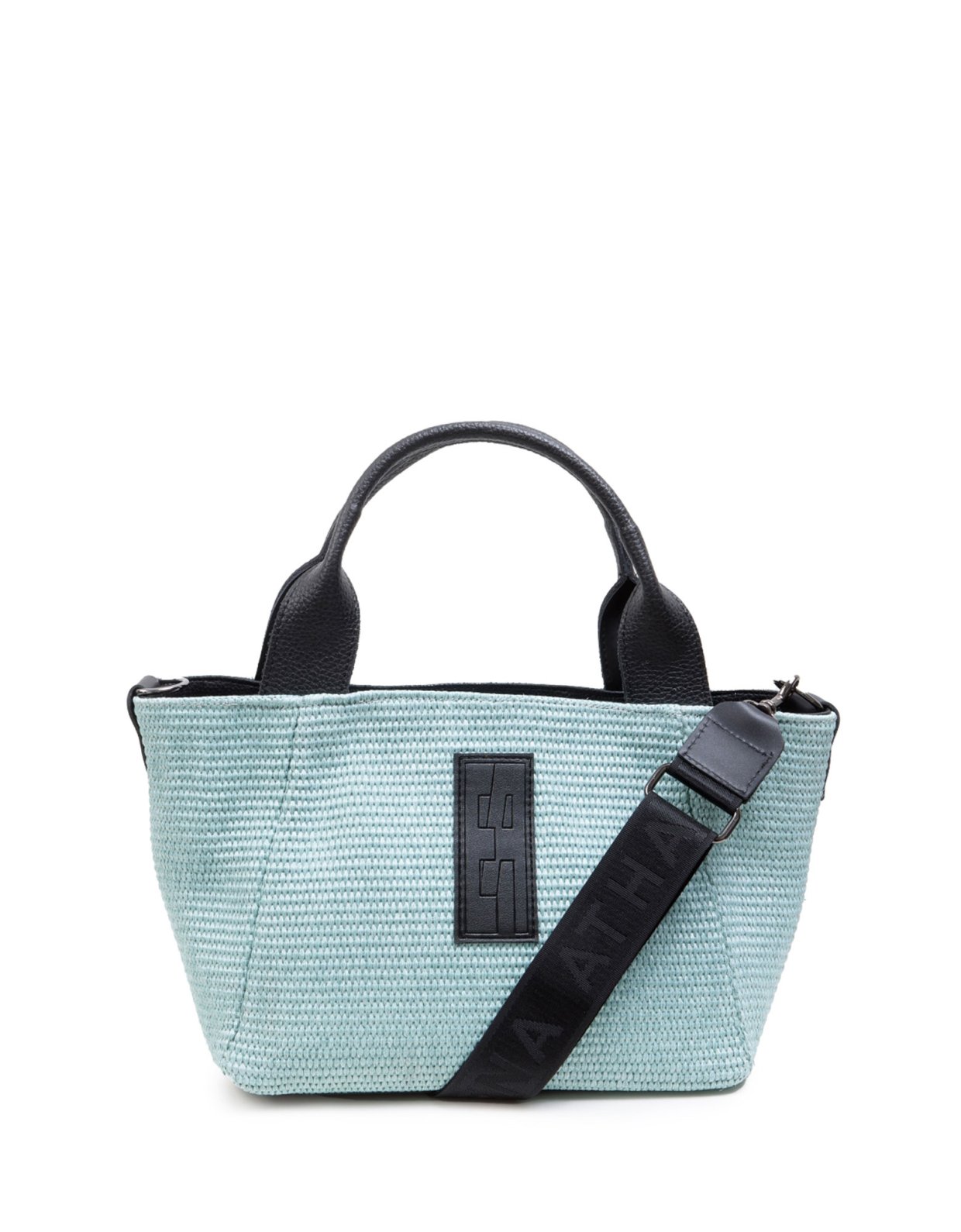 Elena Athanasiou Classy handbag medium straw mint