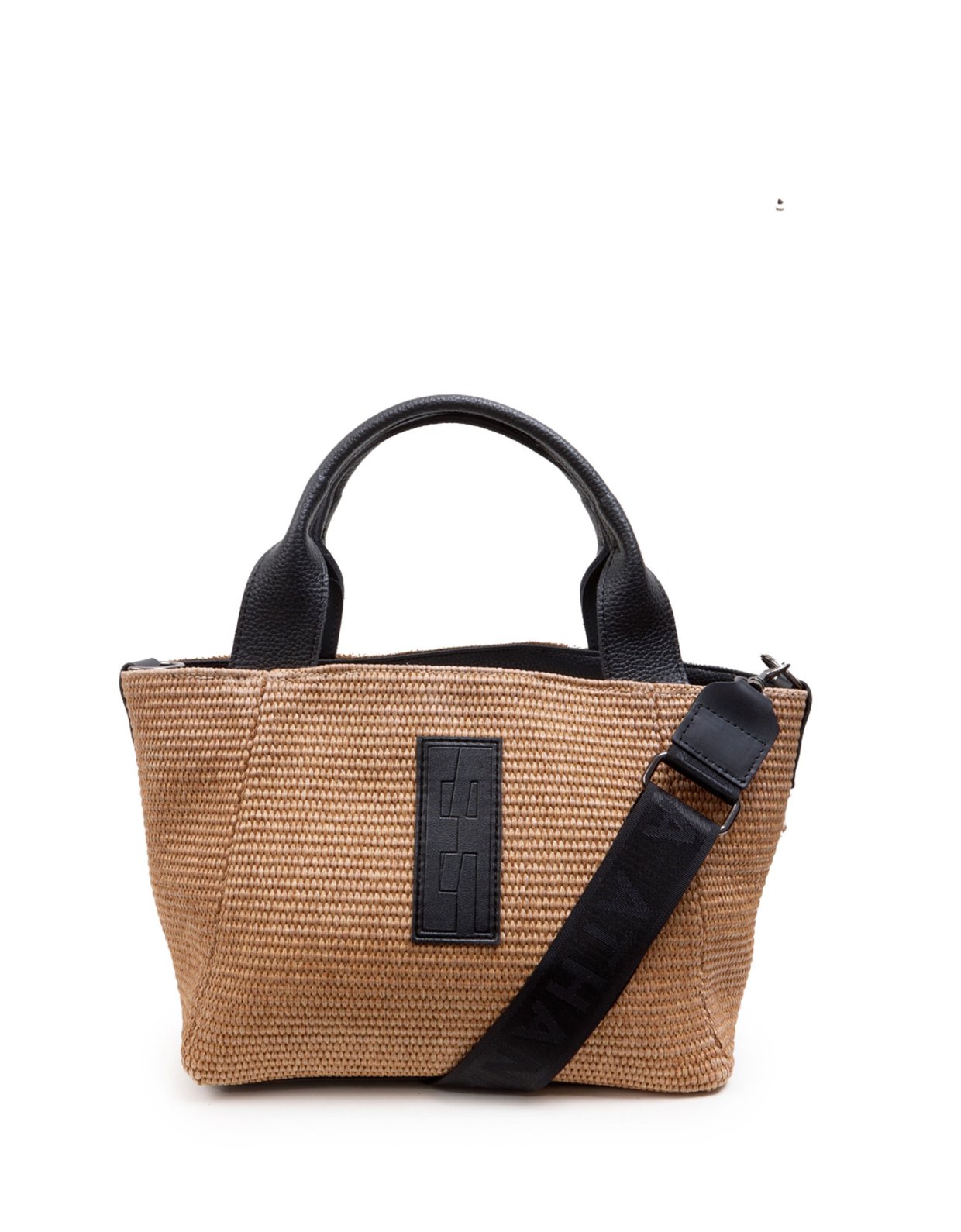 Elena Athanasiou Classy handbag medium straw taupe