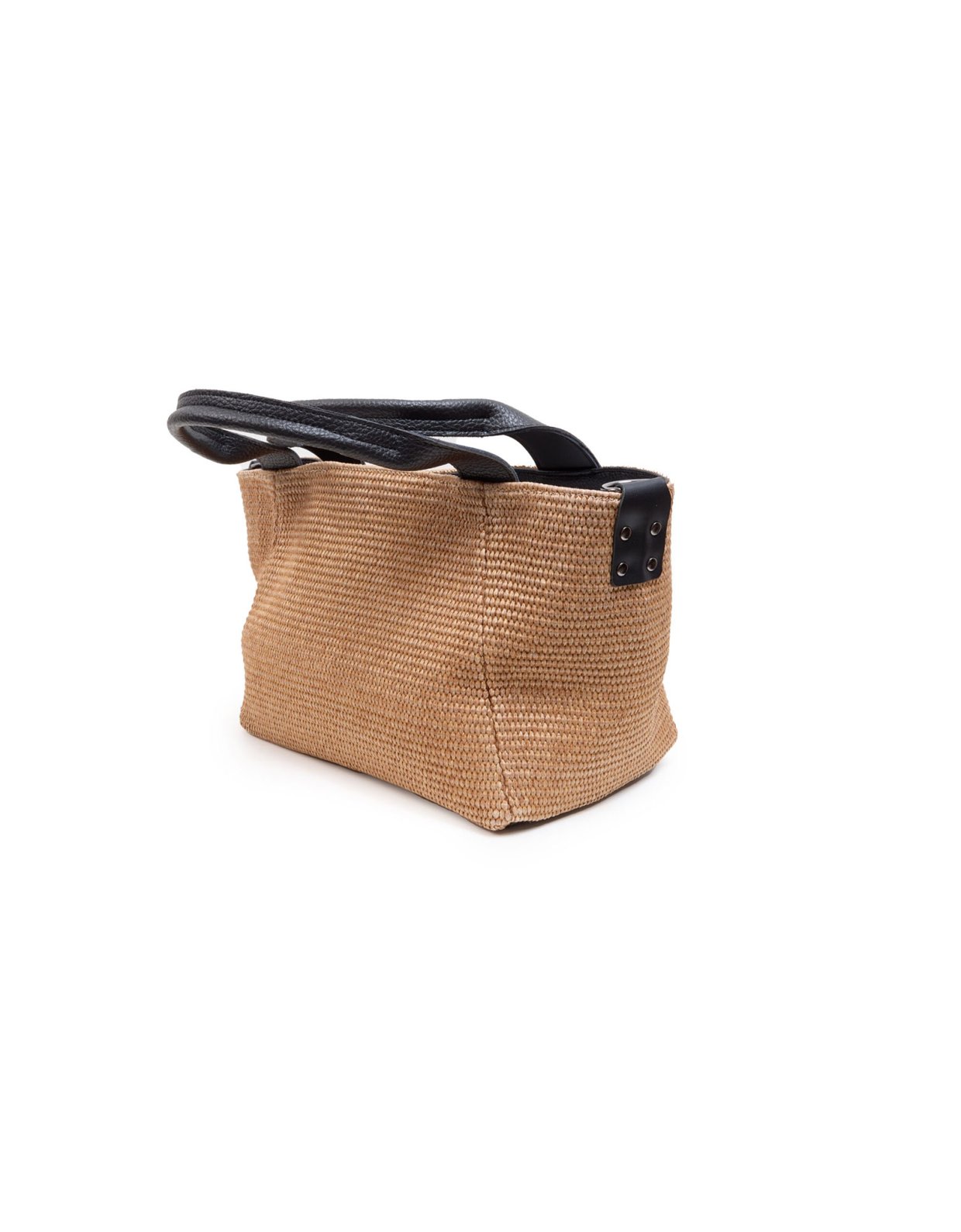Elena Athanasiou Classy handbag medium straw taupe
