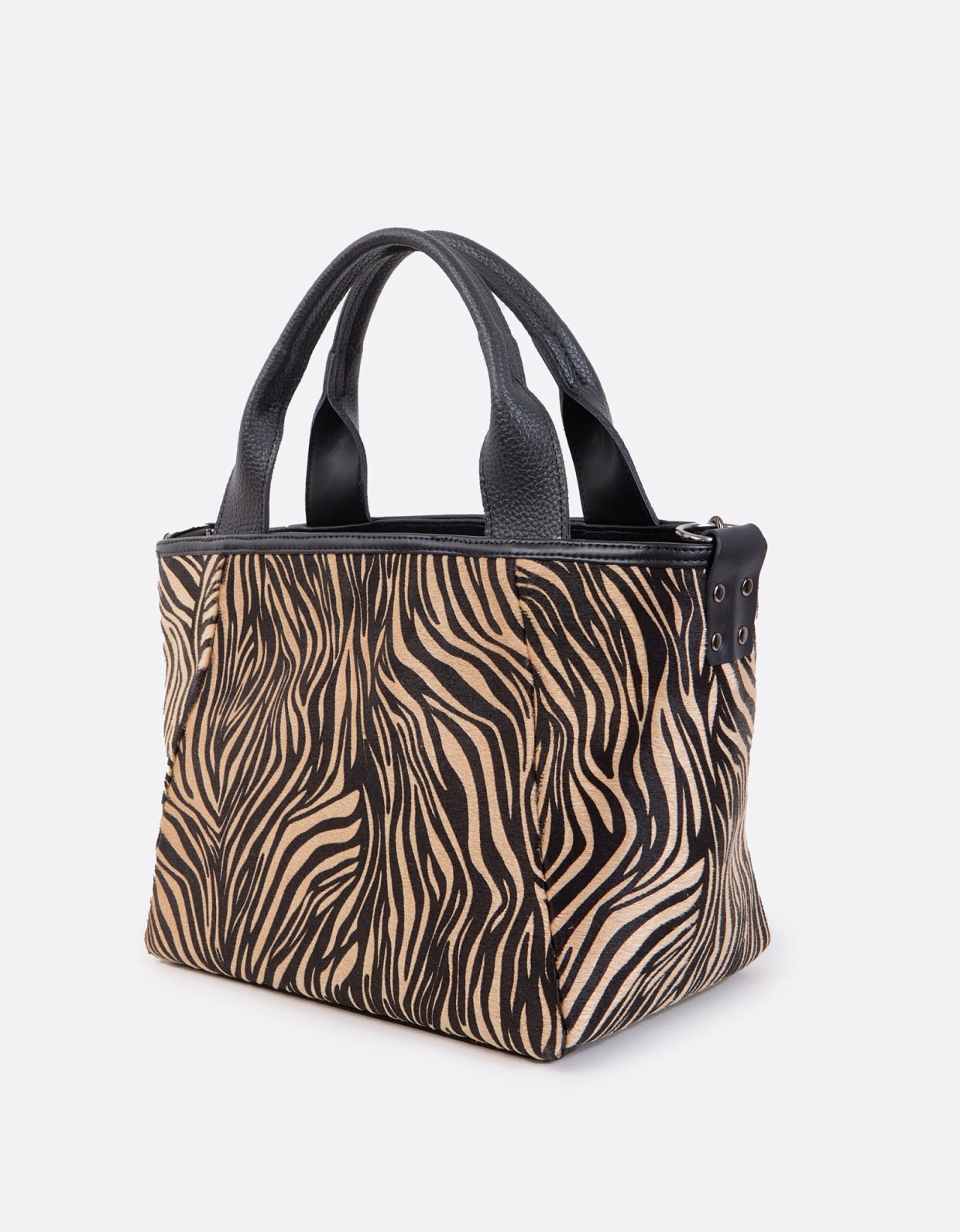 Elena Athanasiou Classy handbag medium zebra brown