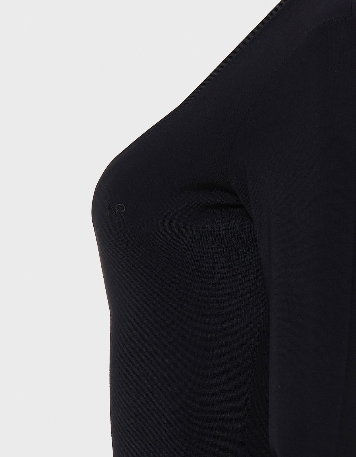 Nadia Rapti Claudia long sleeve bodysuit black