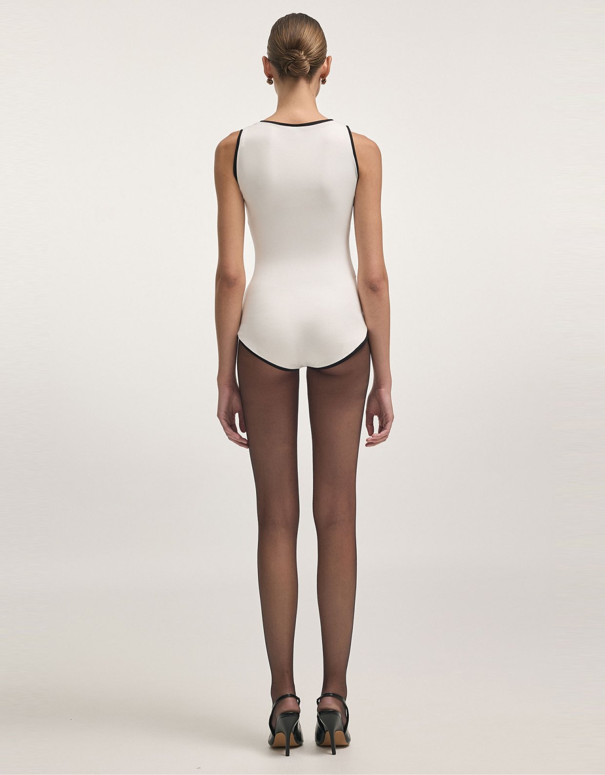 Nadia Rapti Claudia sleeveless bodysuit off white