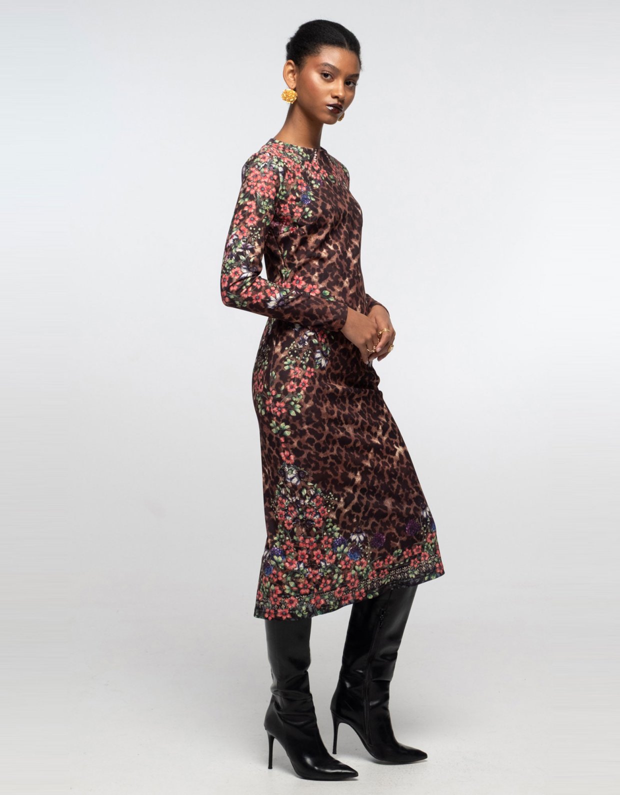 Peace and Chaos Clematis dress
