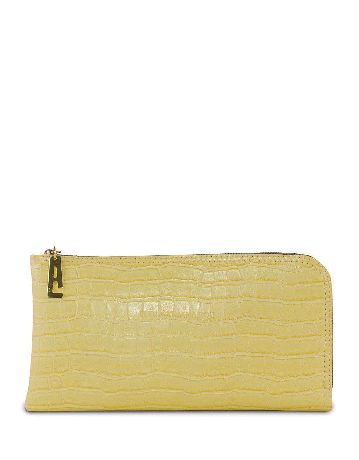 lemon clutch bag