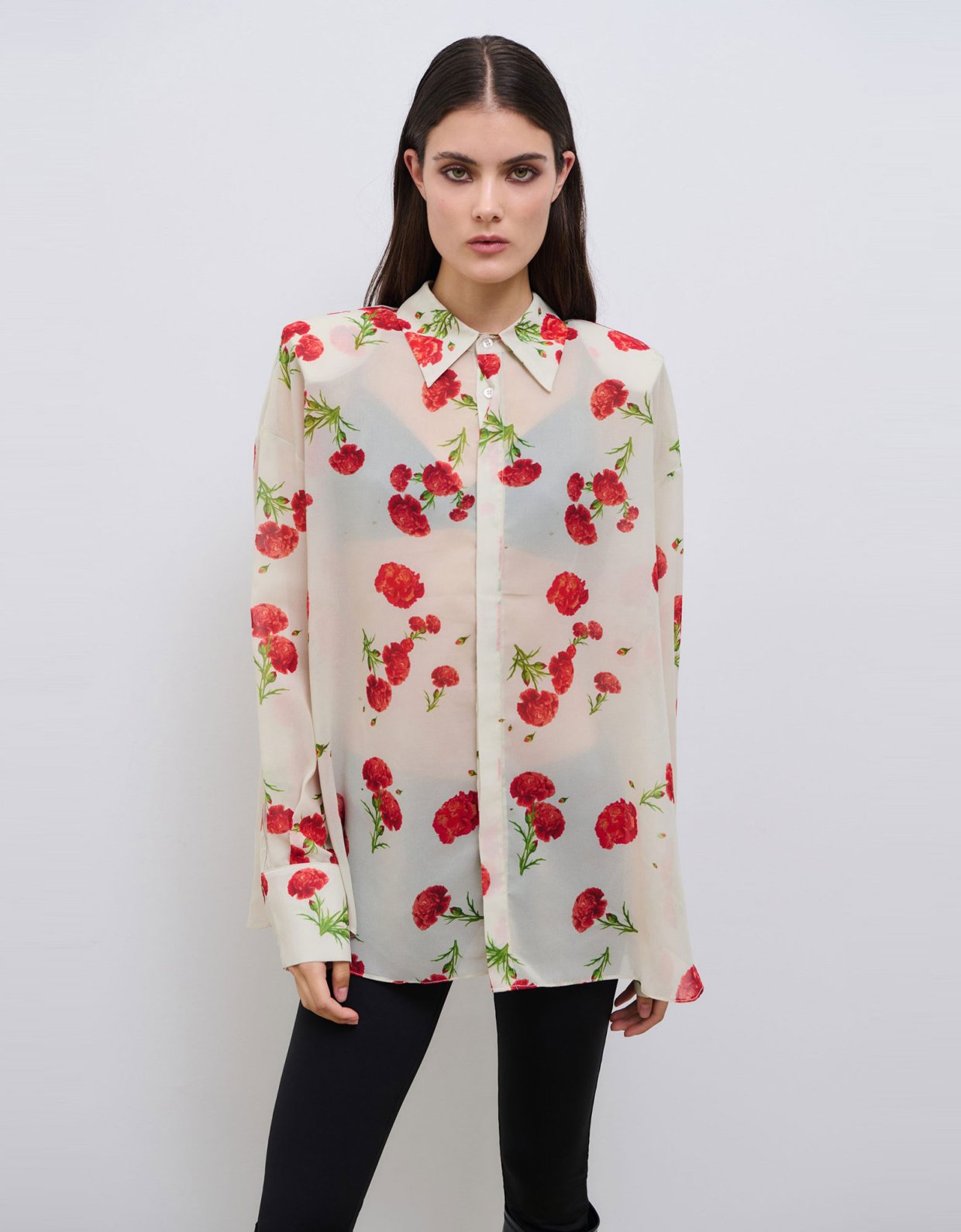 Combos Knitwear Carnation dream shirt ecru