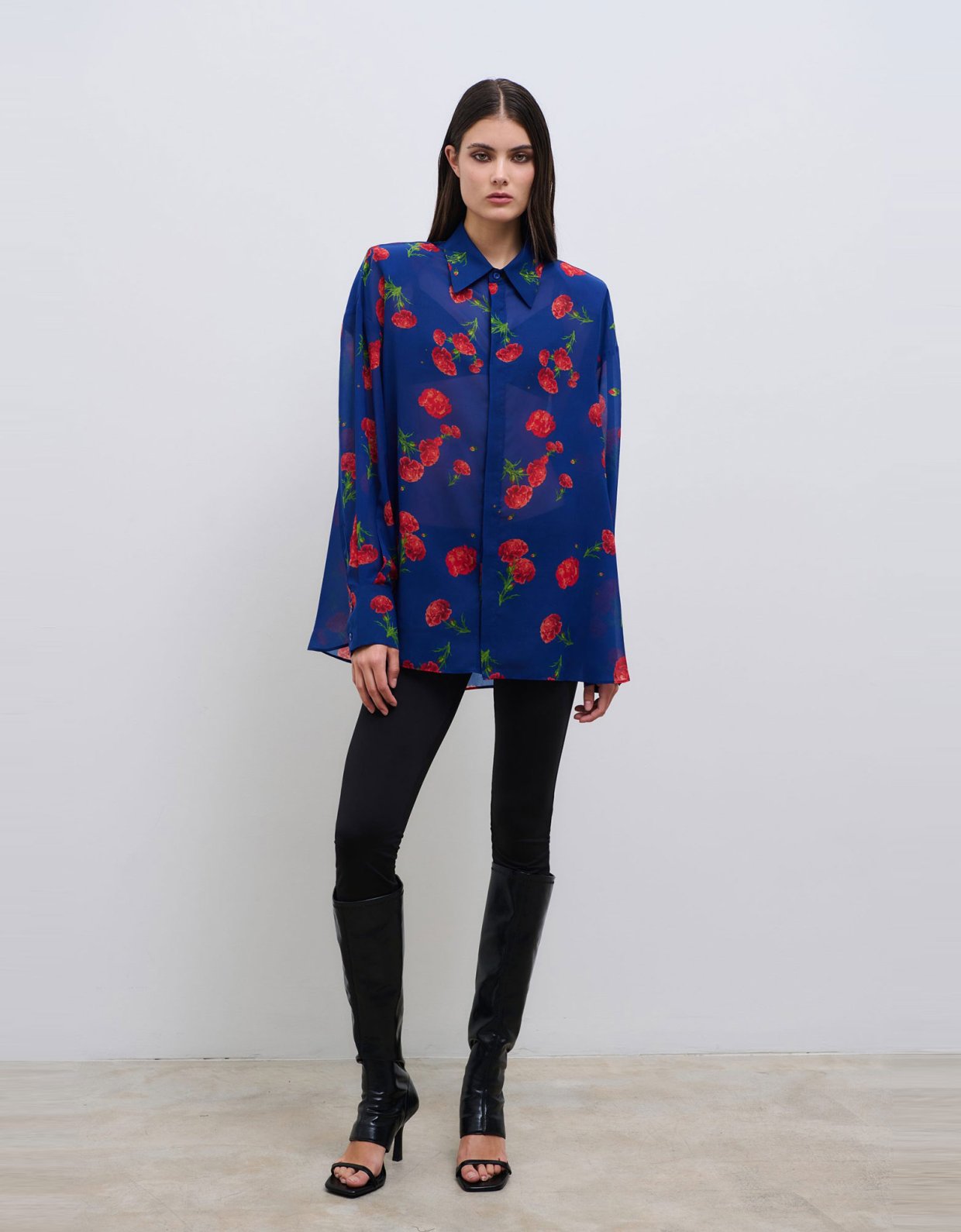 Combos Knitwear Carnation dream shirt blue
