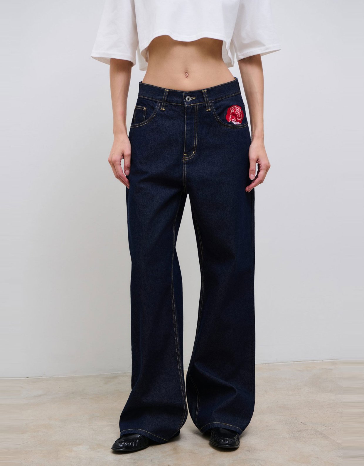 Combos Knitwear Carnation denim pants