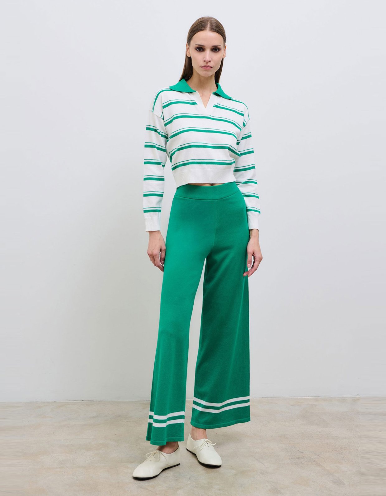 Combos Knitwear Emerald knit pants
