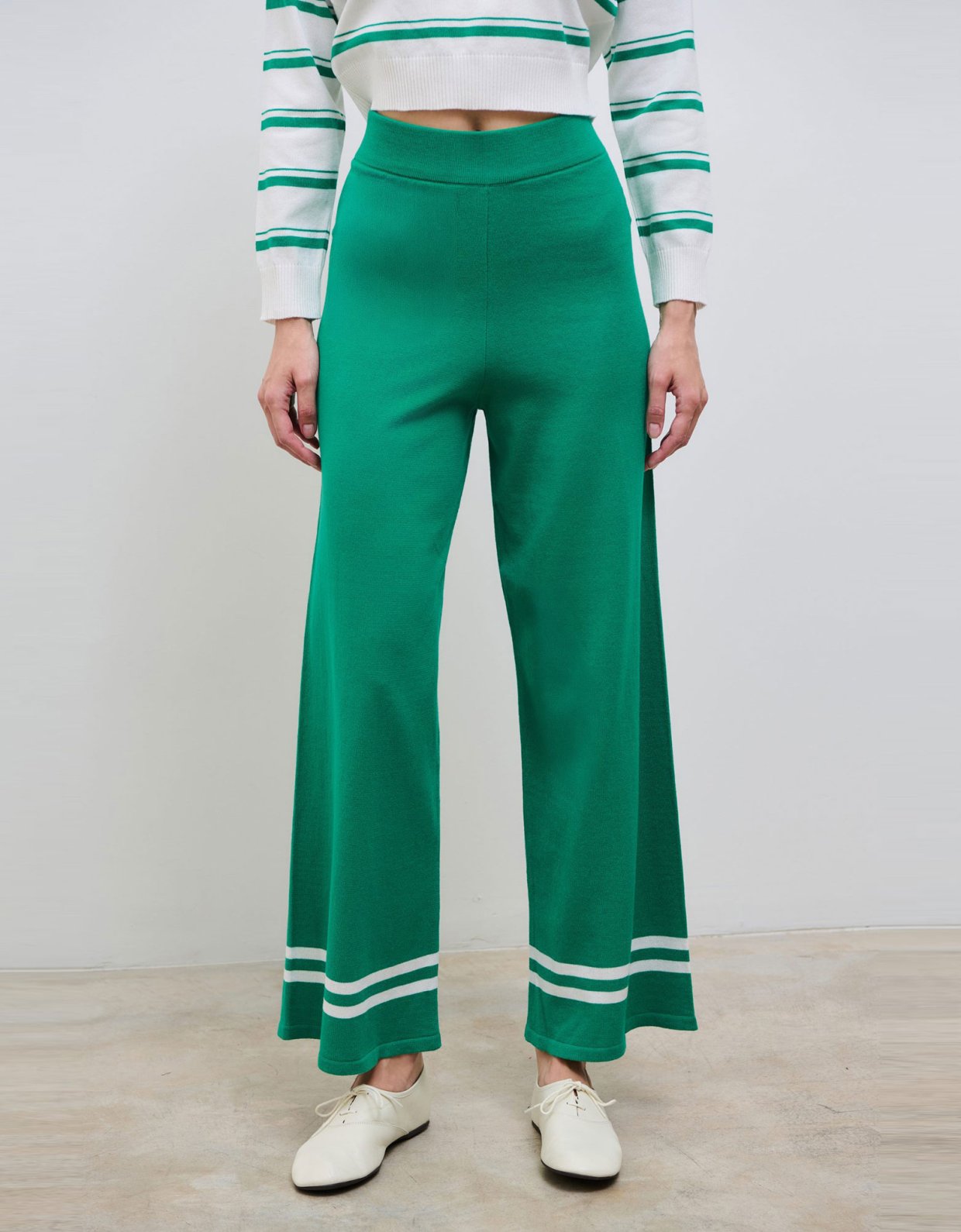 Combos Knitwear Emerald knit pants