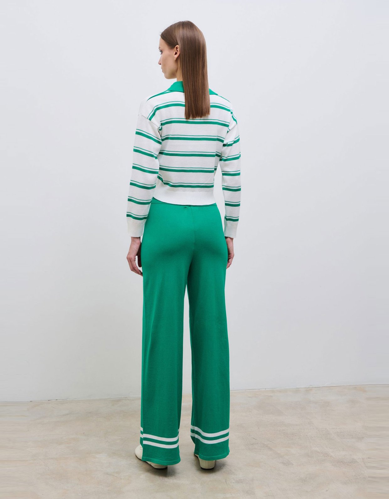 Combos Knitwear Capri knit polo
