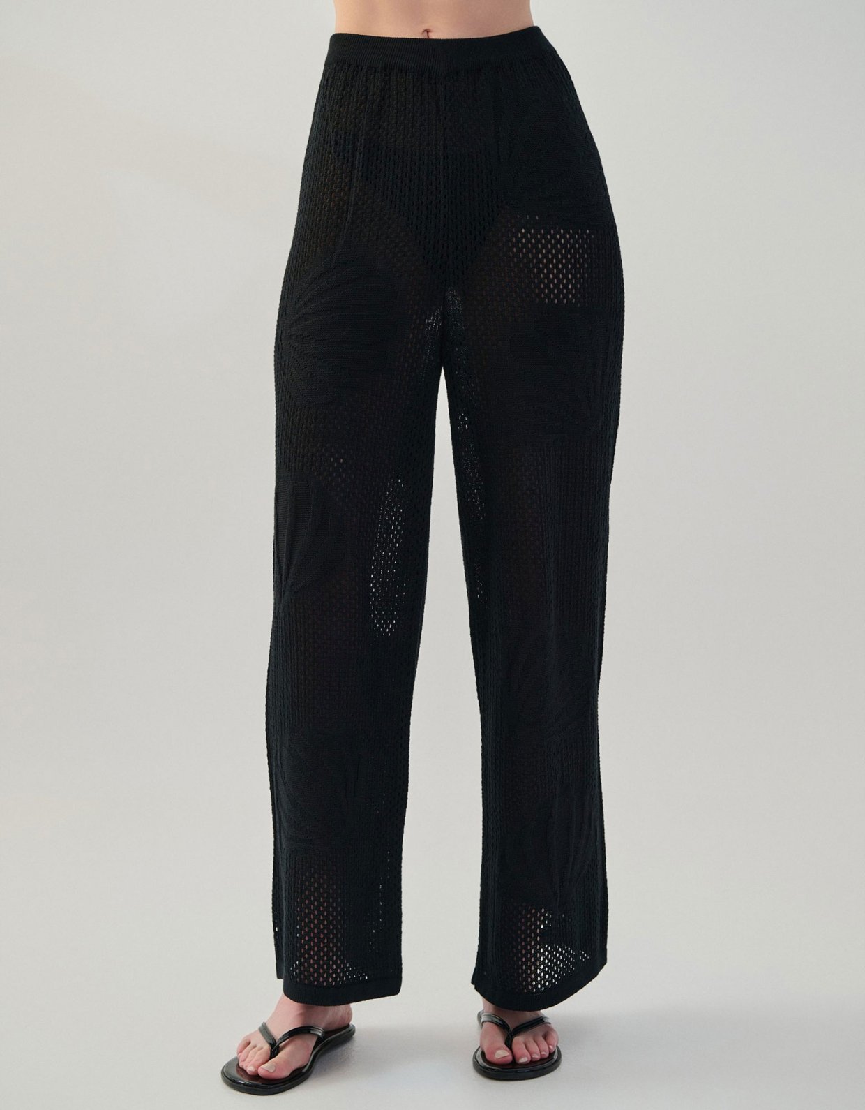 Combos Knitwear Pants shell black