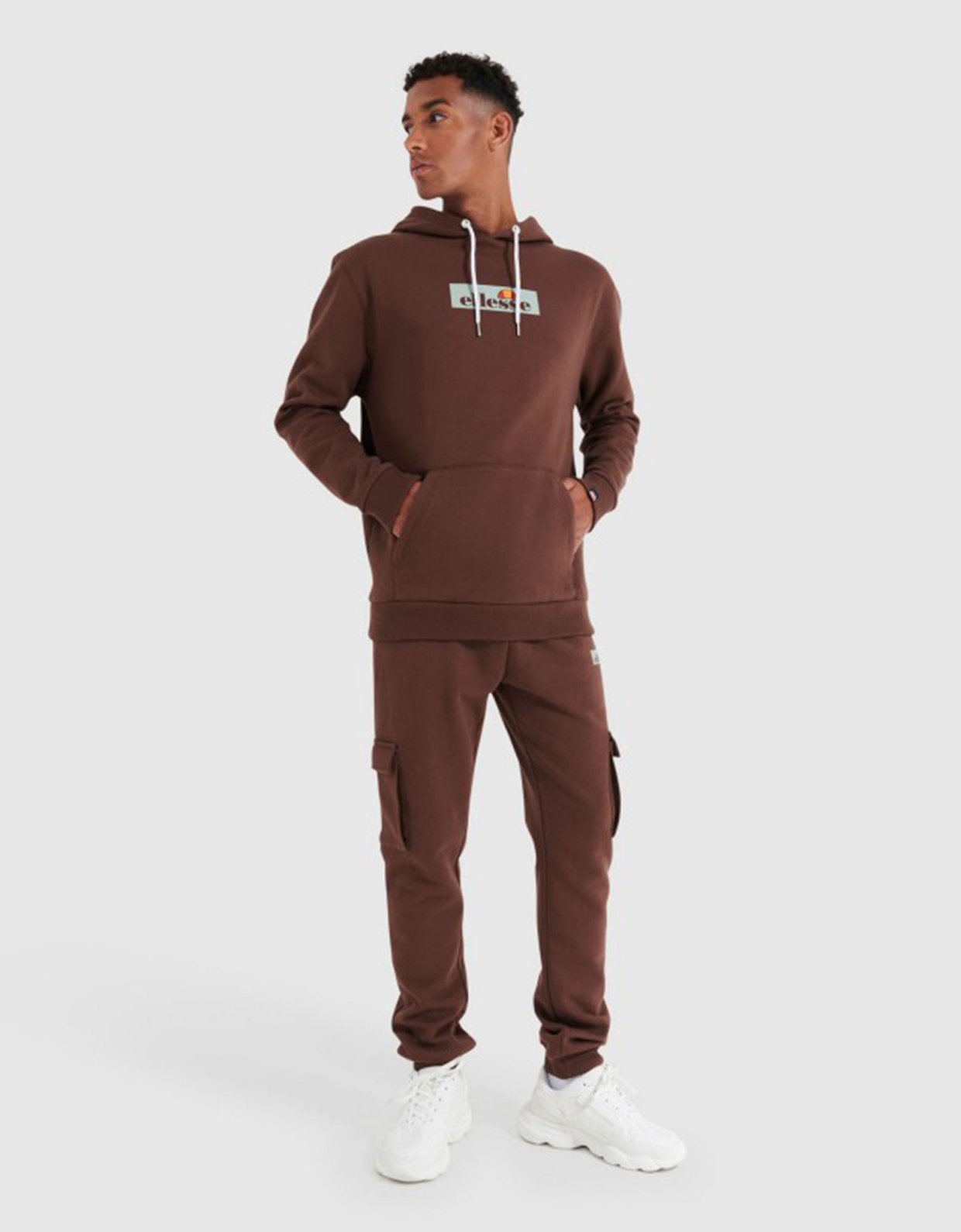 Ellesse Crestida oh hoody brown