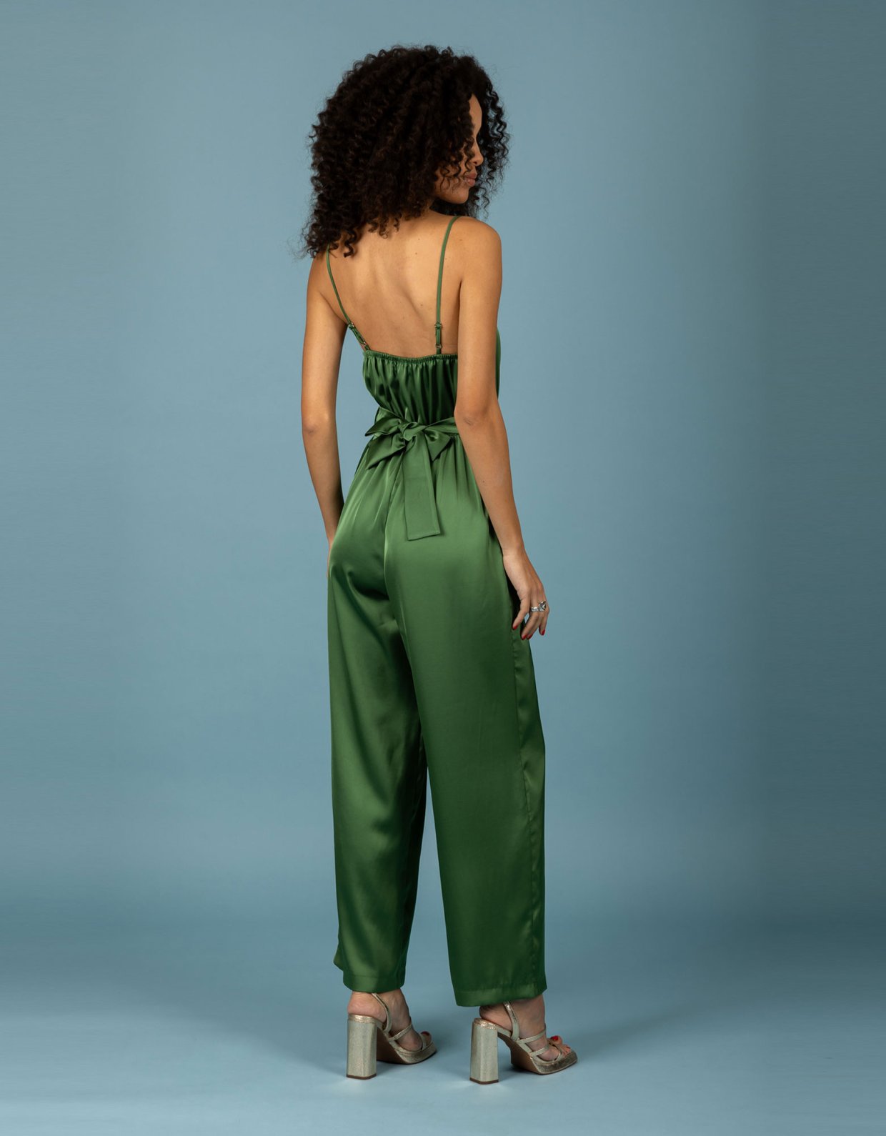 Chaton Cynthia jumpsuit khaki