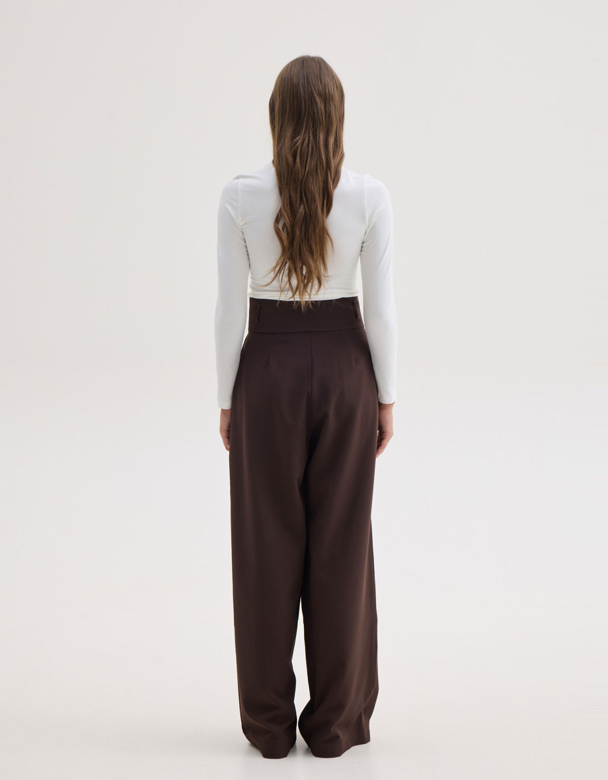Mallory the label Cynthia pants brown