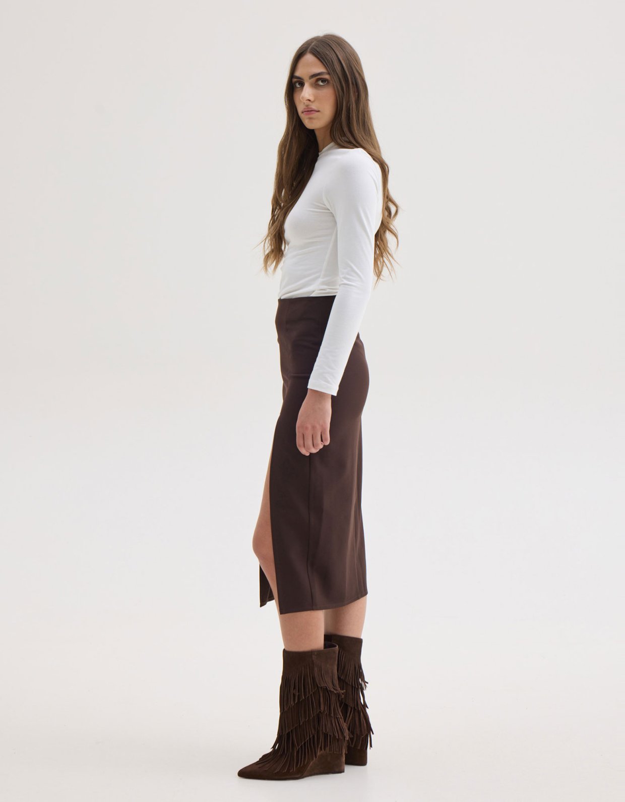 Sunset go Cynthia skirt brown