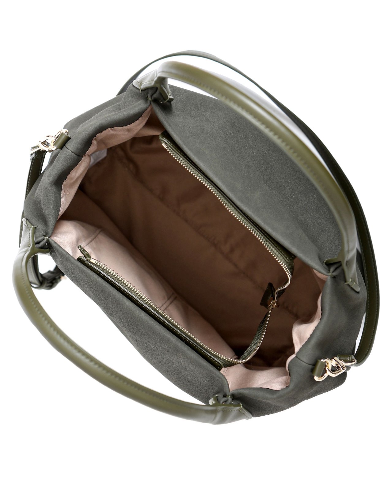 By Byblos Daisy hobo handbag army green