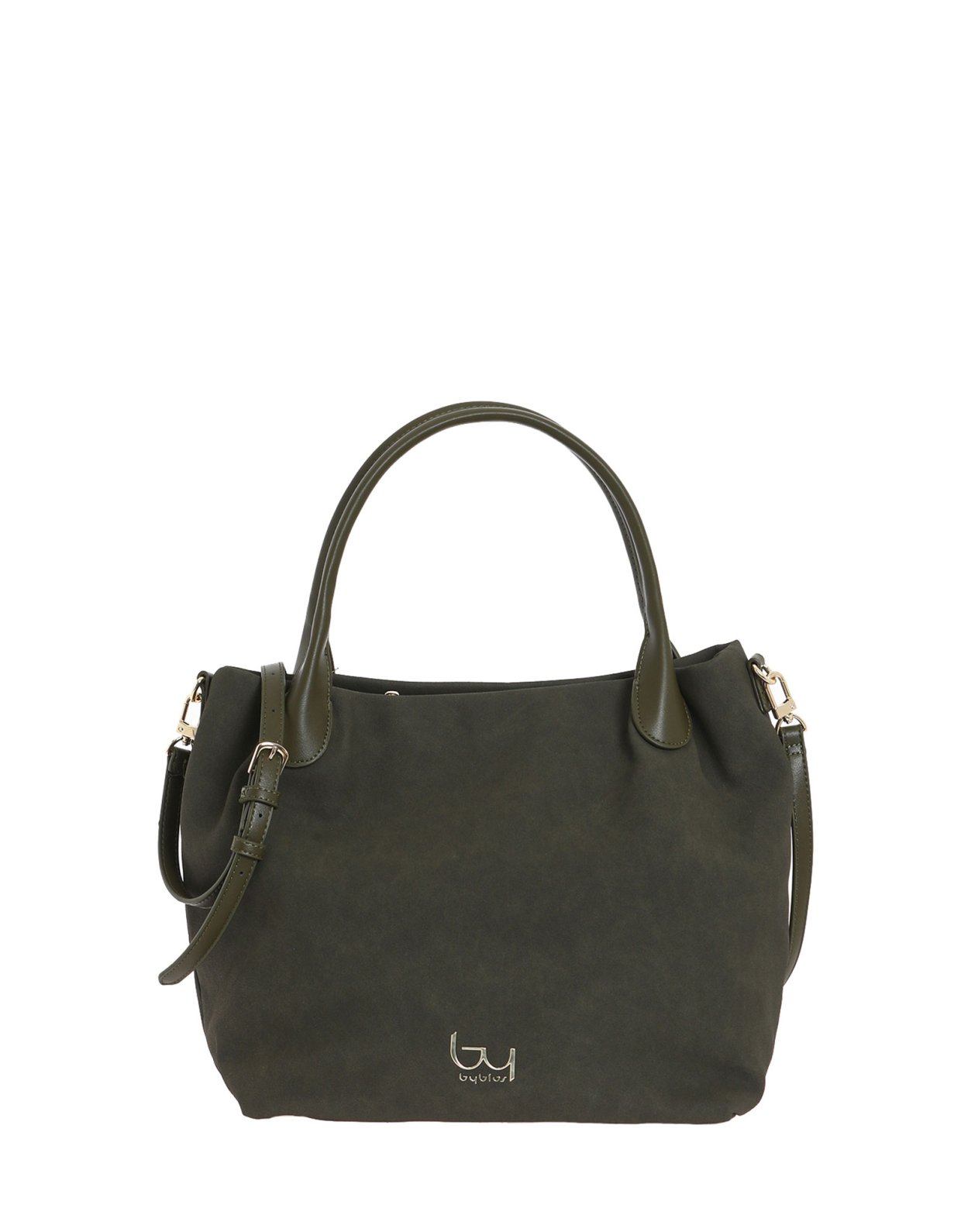 By Byblos Daisy hobo handbag army green