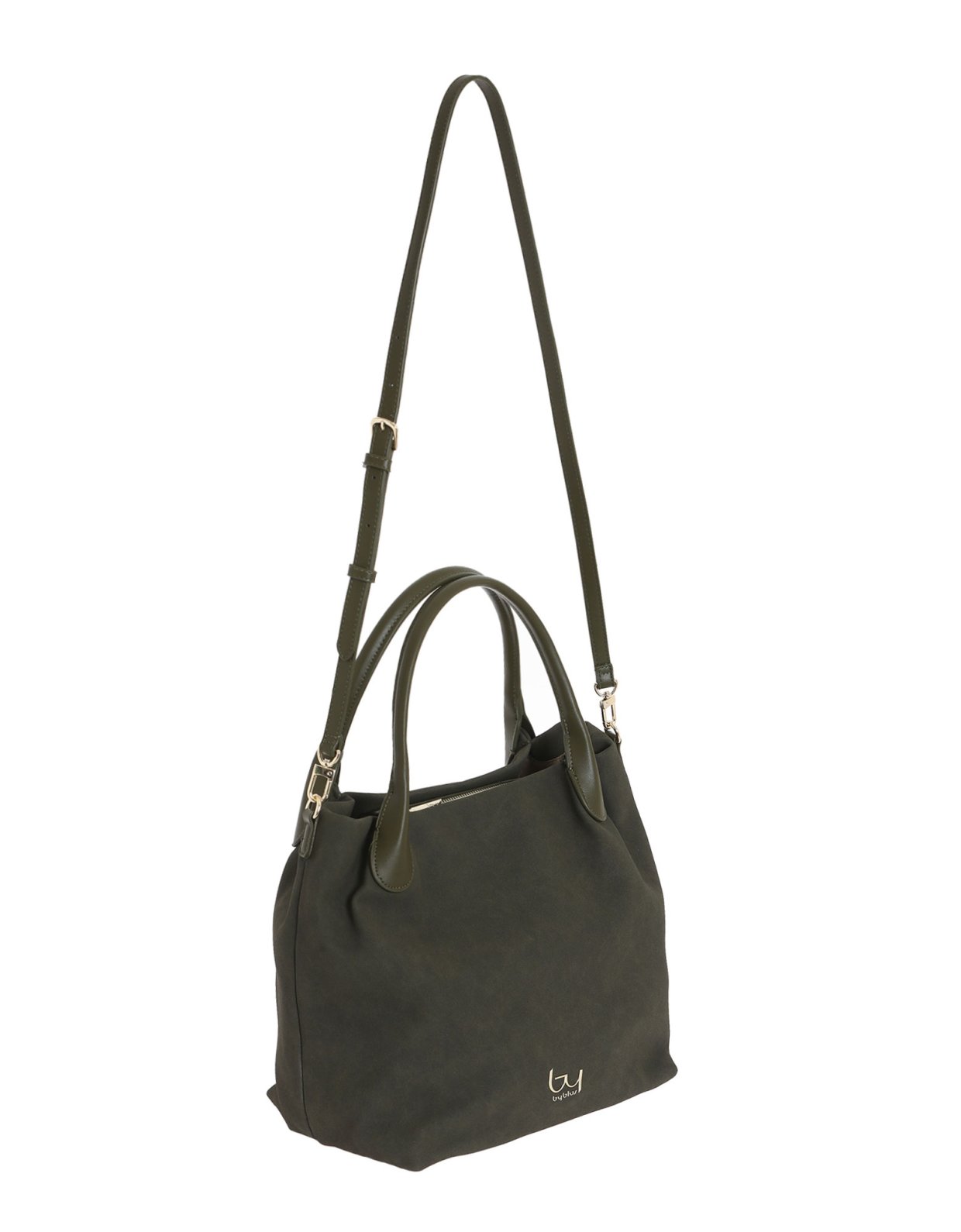 By Byblos Daisy hobo handbag army green