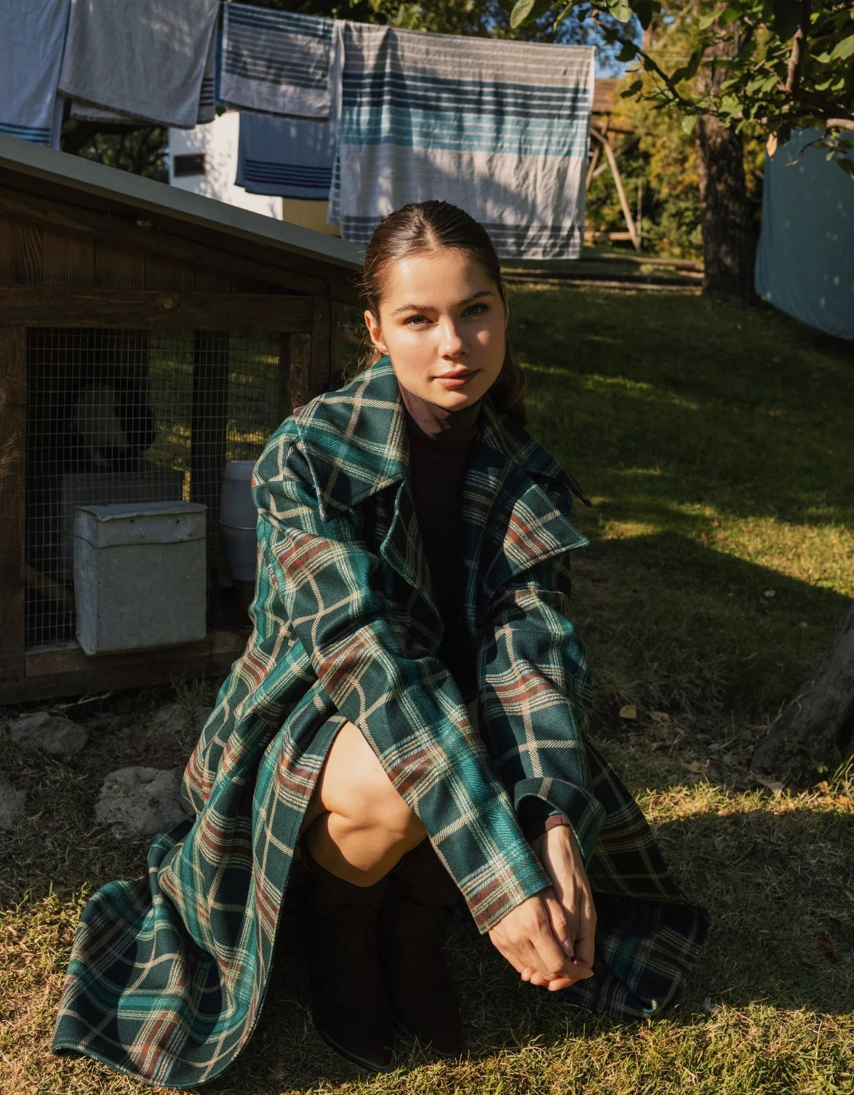 Abstracto Daniel coat