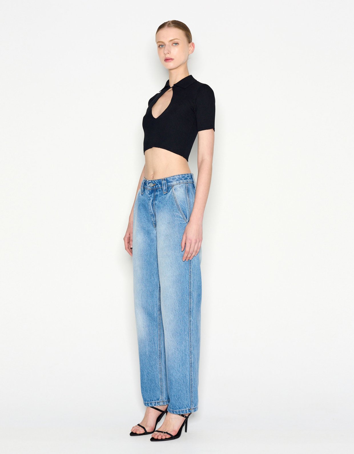 Nadia Rapti Daylight knitted top black
