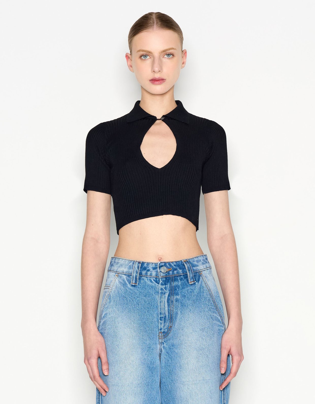 Nadia Rapti Daylight knitted top black
