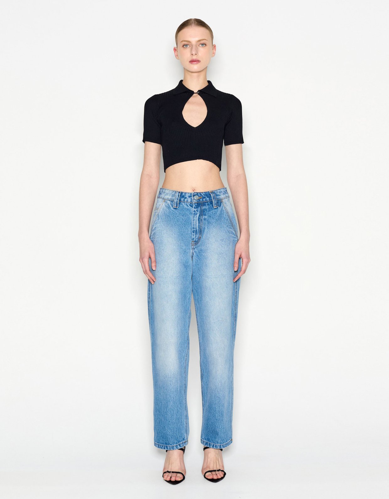 Nadia Rapti Daylight knitted top black