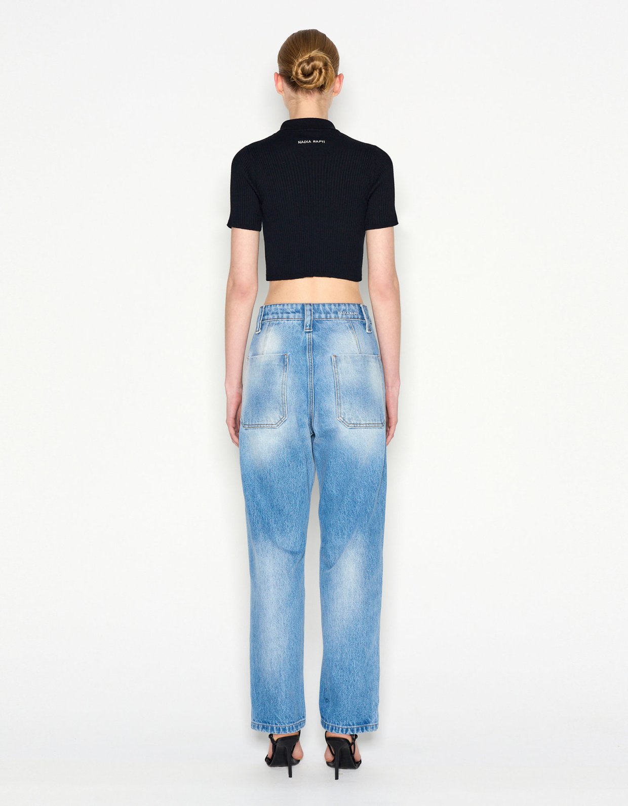 Nadia Rapti Daylight knitted top black