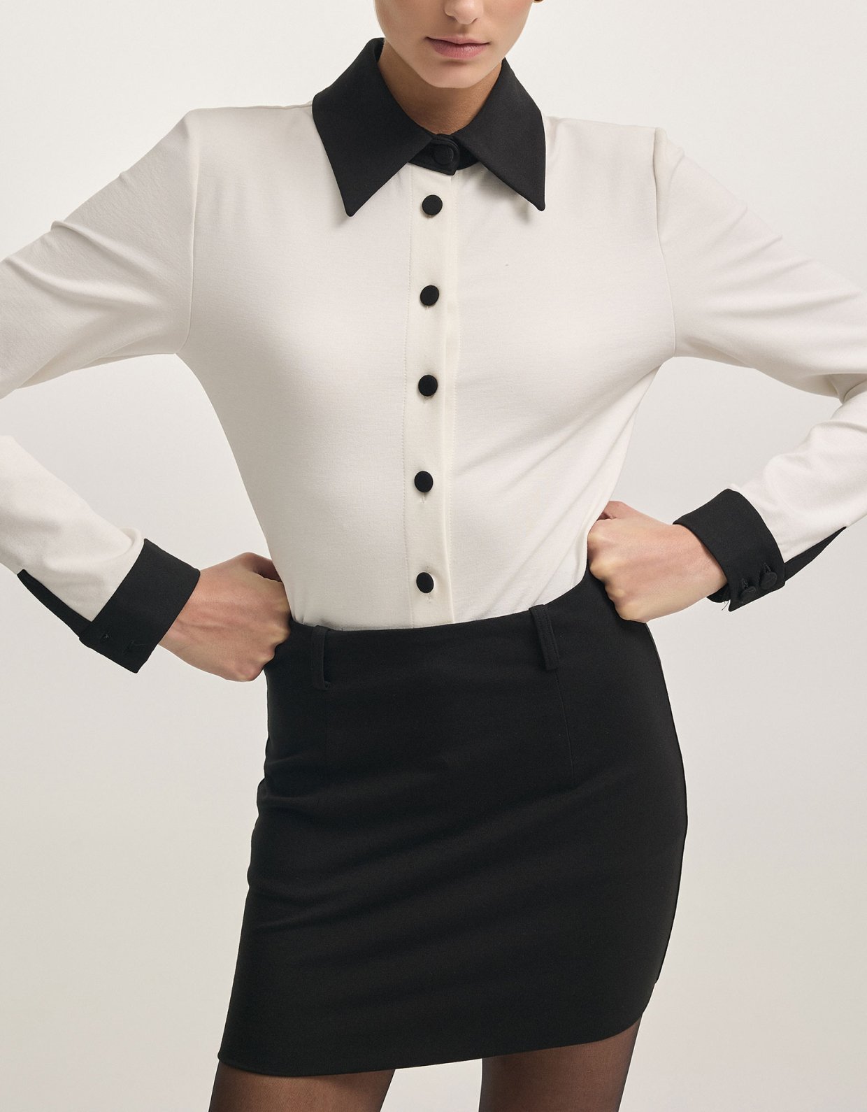 Nadia Rapti Deadline mini skirt black