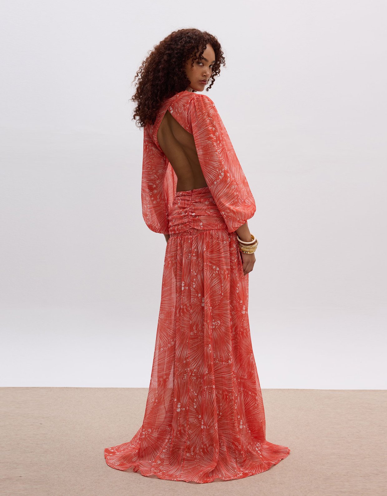 Ciel Concept Desert sun cut out maxi dress
