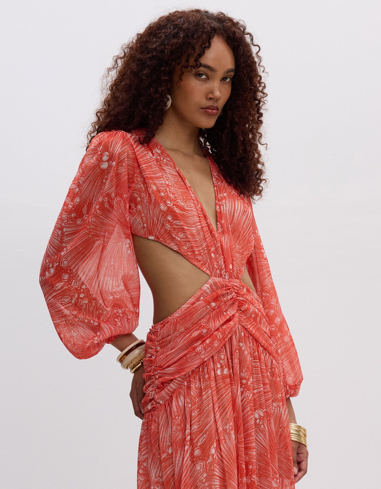 Ciel Concept Desert sun cut out maxi dress