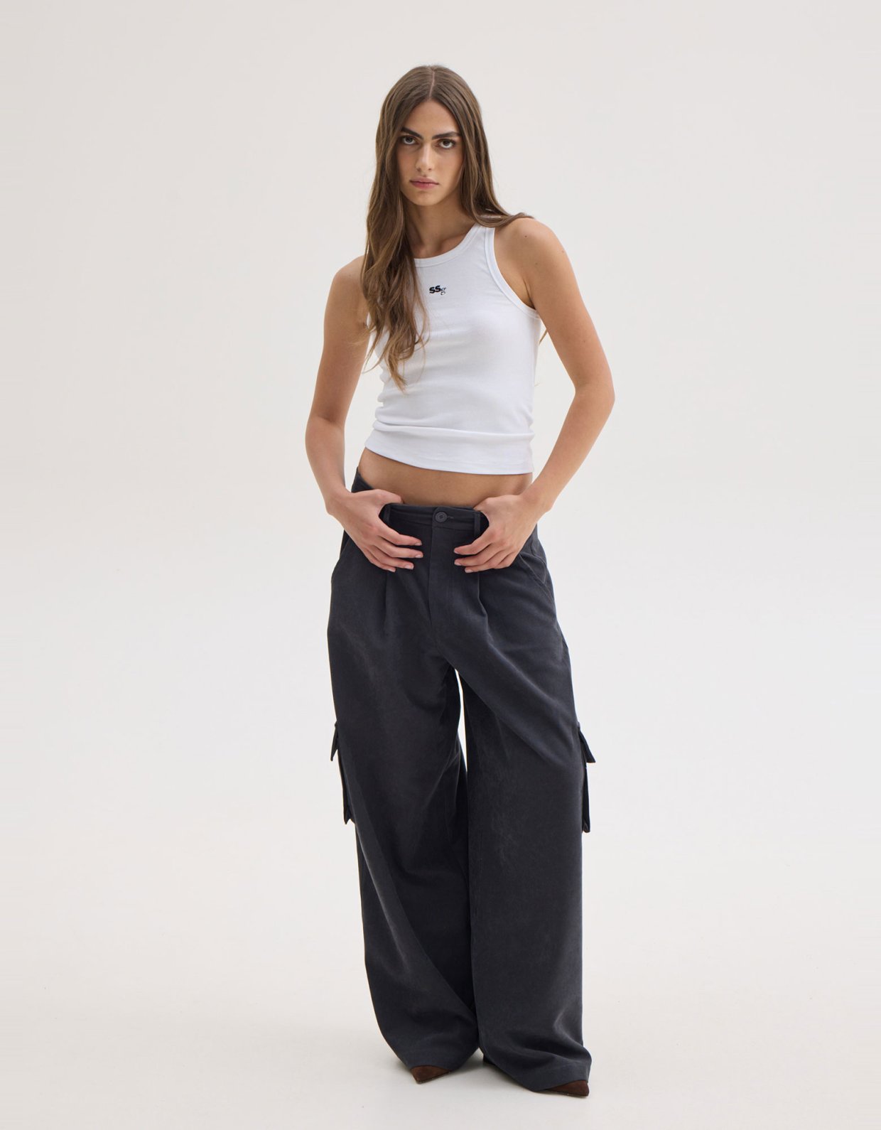 Sunset go Devon pants dark grey