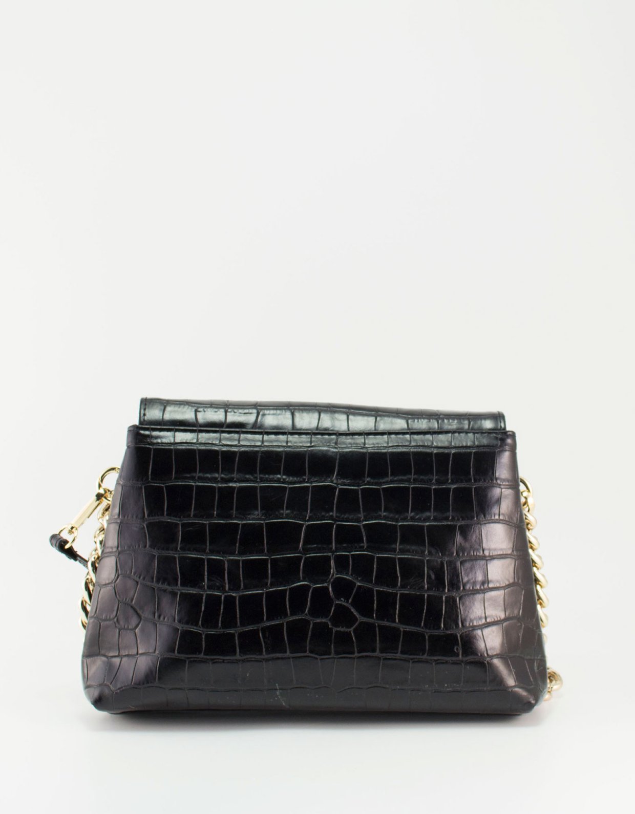 Clic Jewels Donna medium bag black croco