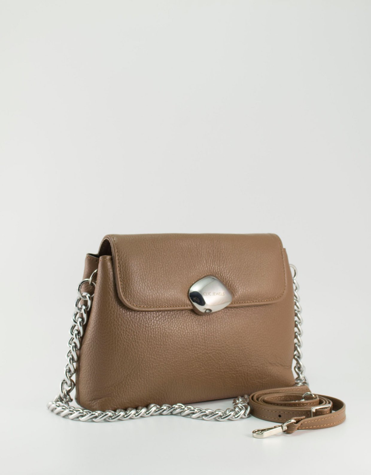 Clic Jewels Donna medium bag choco brown dolaro