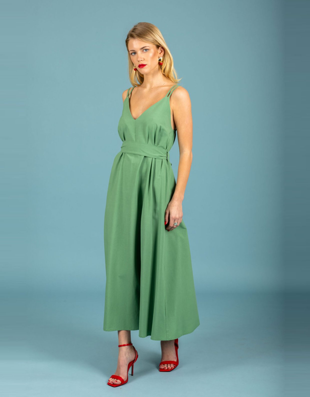 Chaton Dorian dress aloe