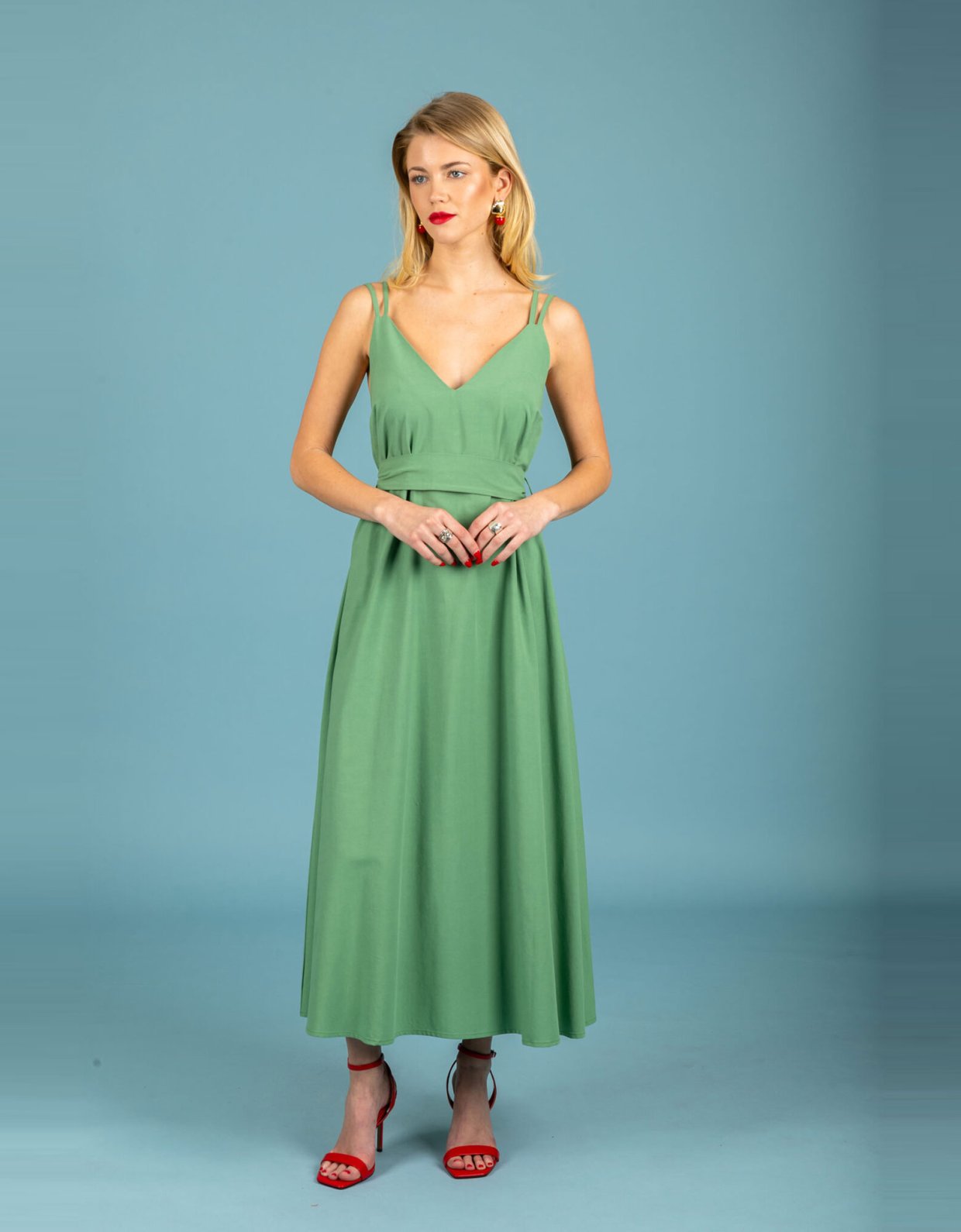 Chaton Dorian dress aloe