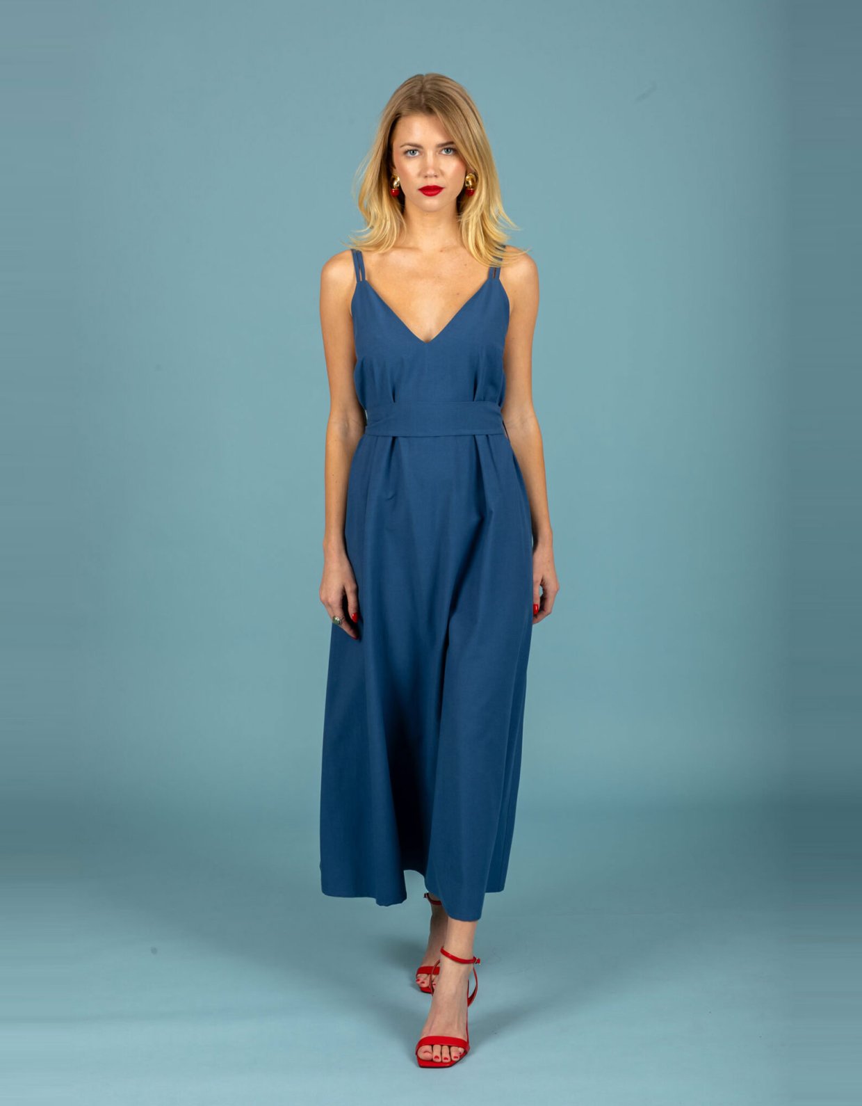 Chaton Dorian dress blue