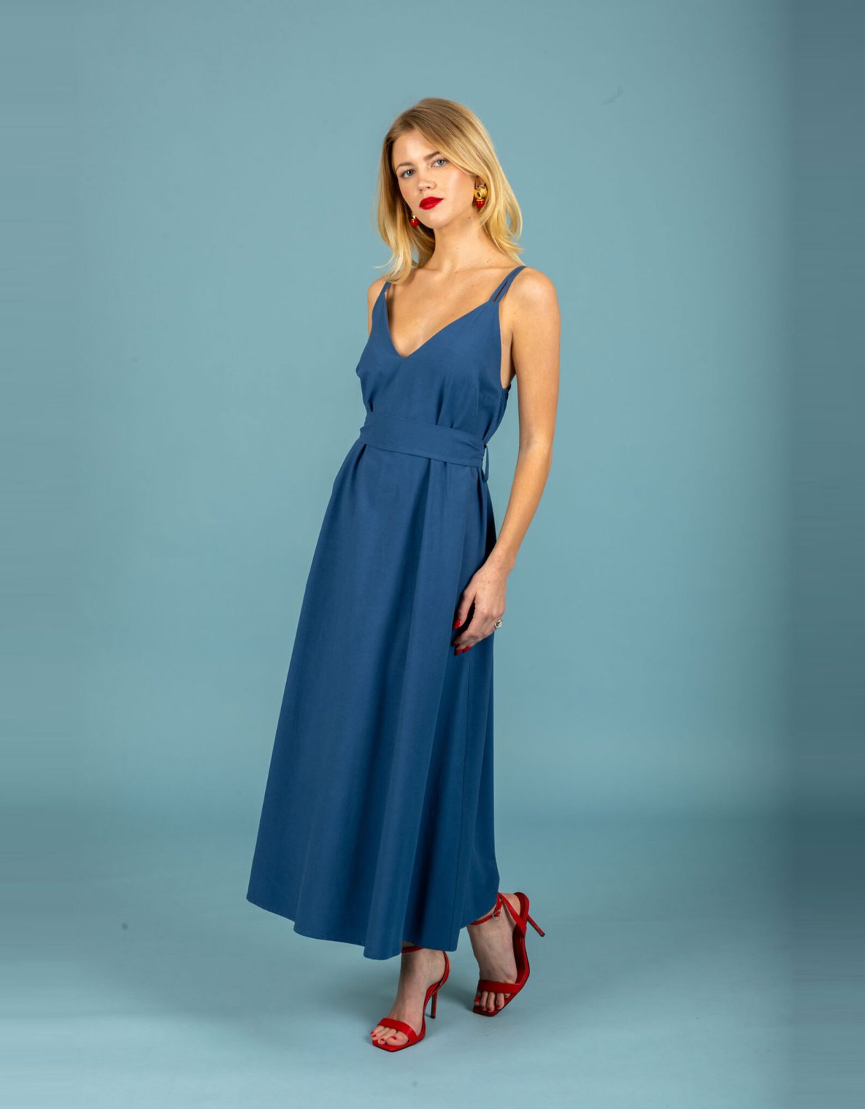 Chaton Dorian dress blue