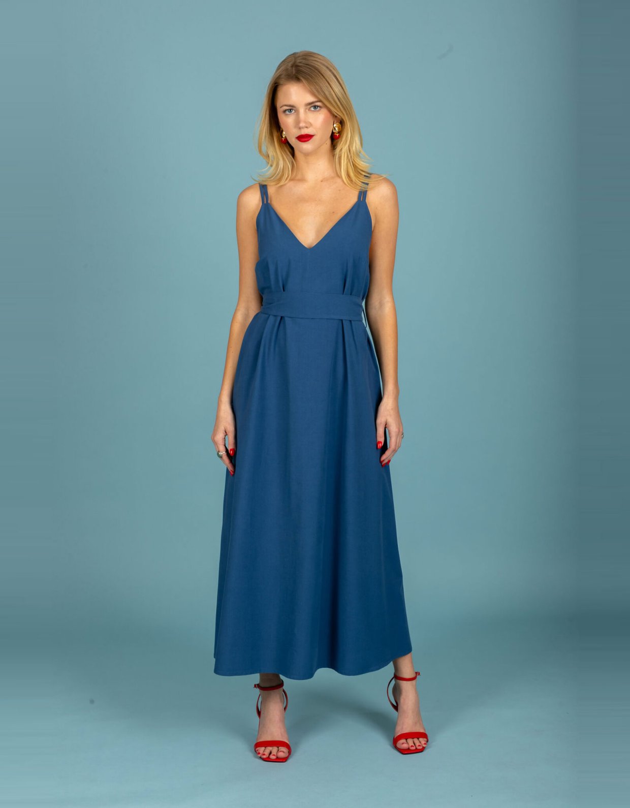 Chaton Dorian dress blue