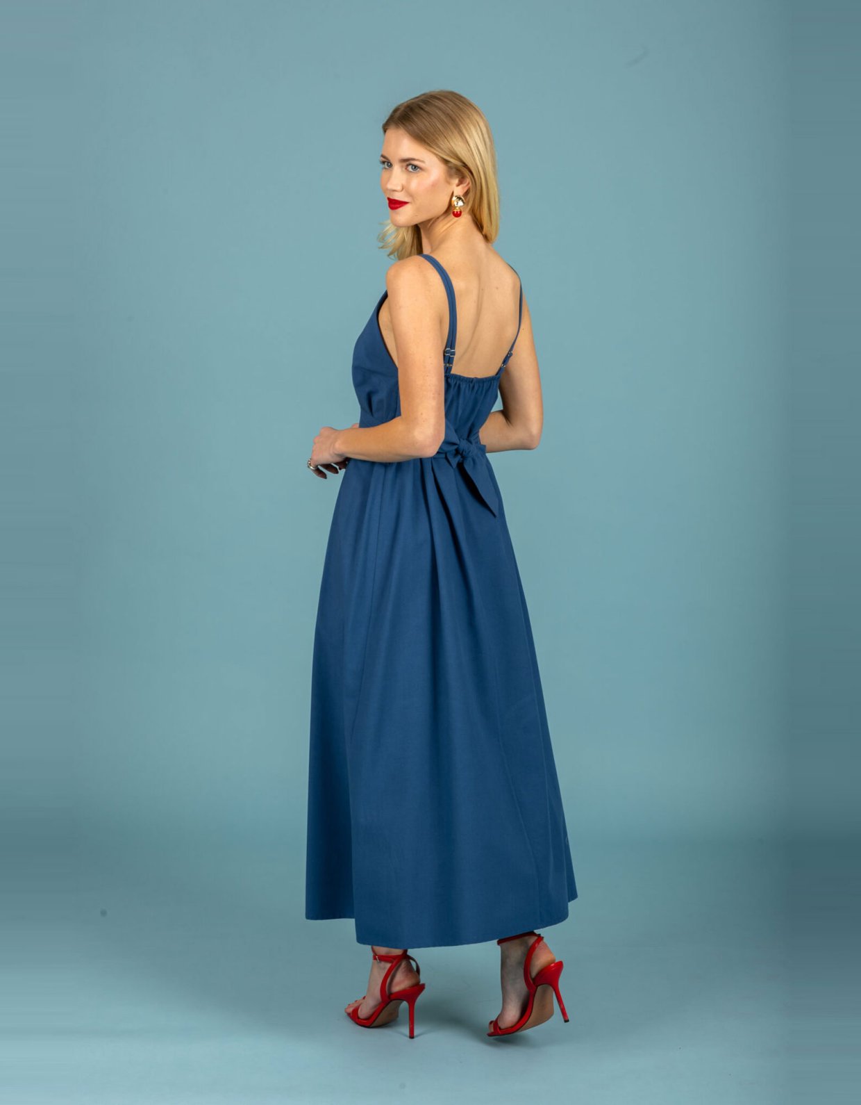 Chaton Dorian dress blue