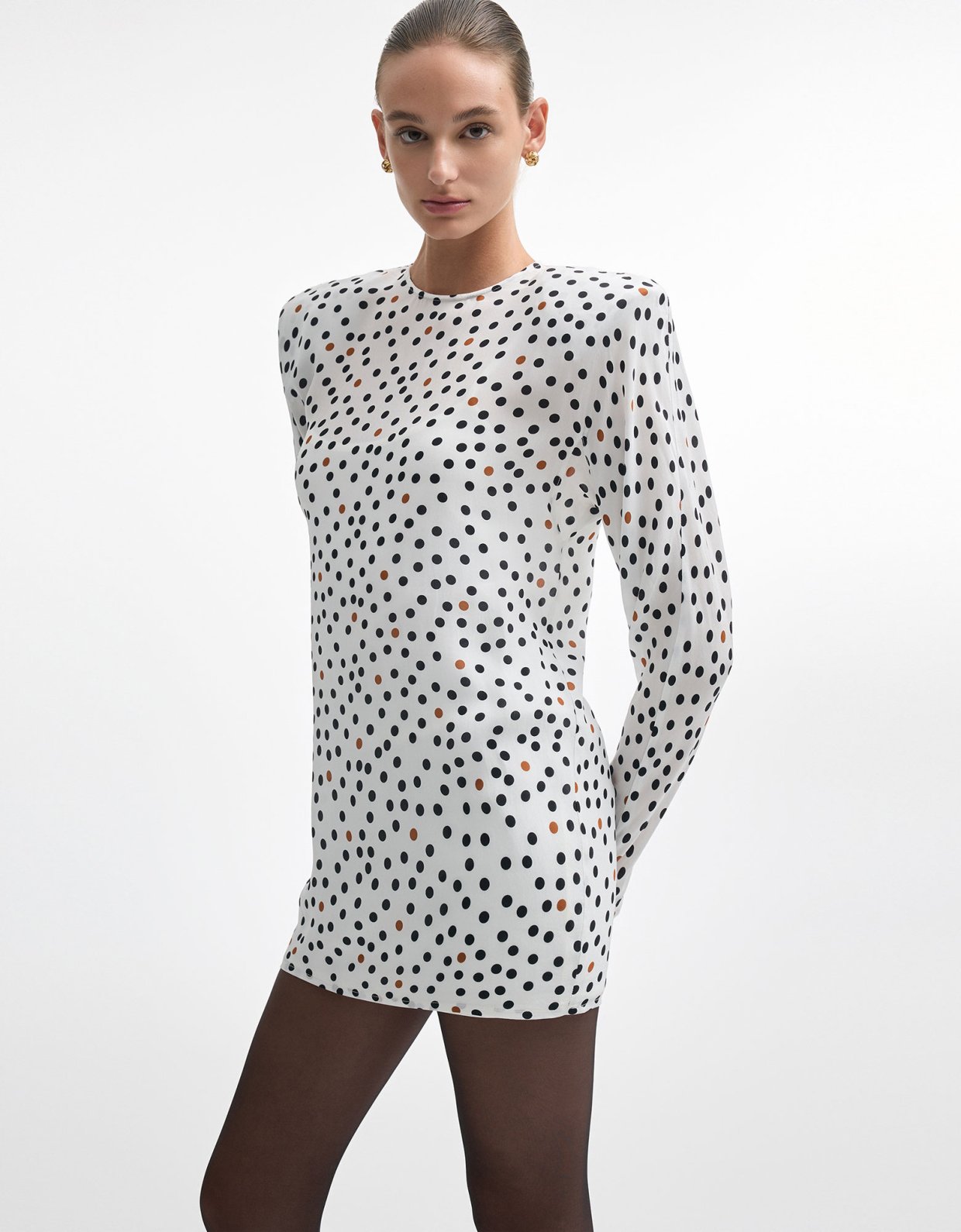 Nadia Rapti Dot com mini dress polka dots