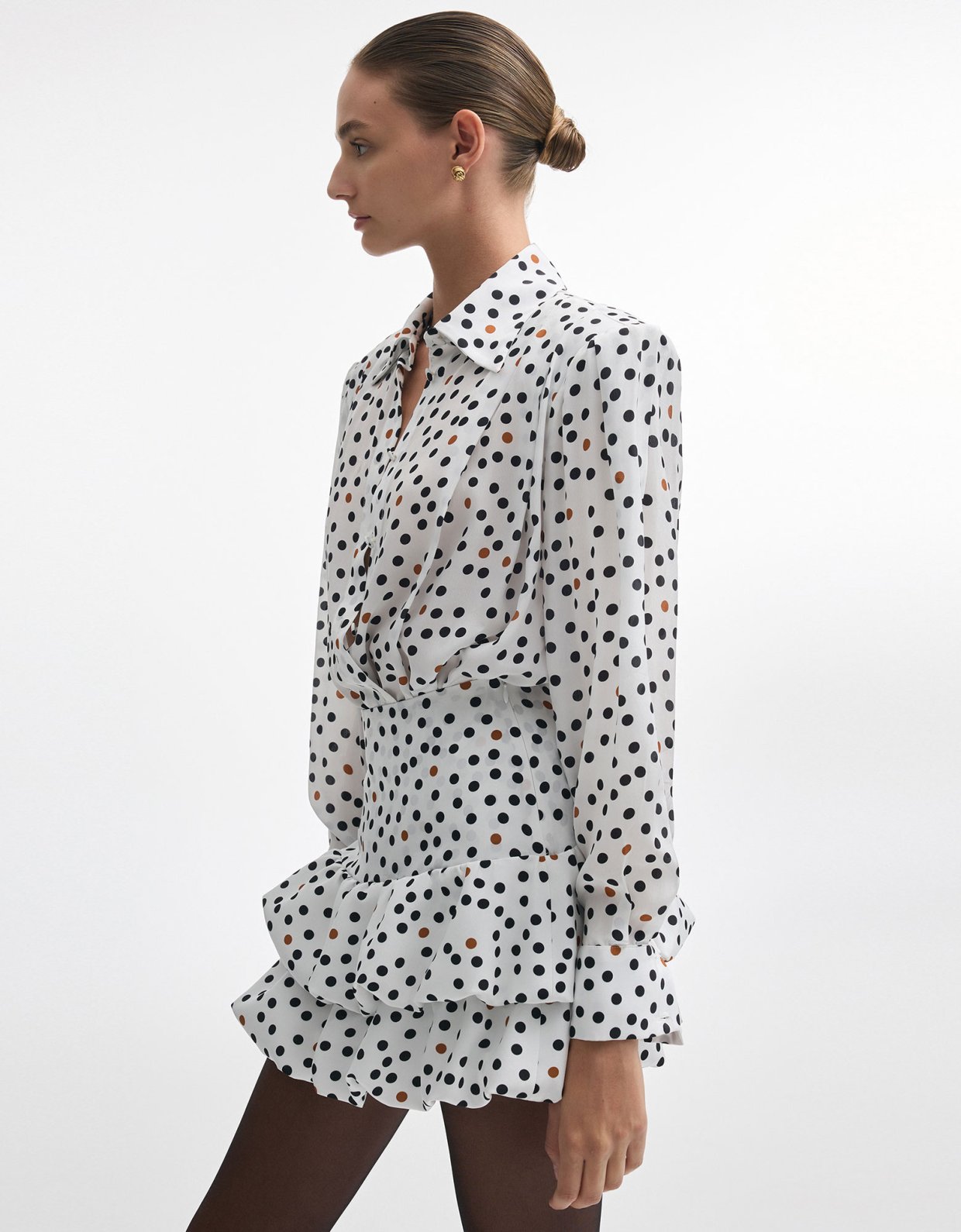 Nadia Rapti Dot com mini skirt polka dots