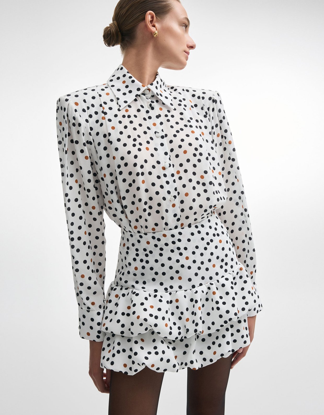 Nadia Rapti Dot com shirt polka dots