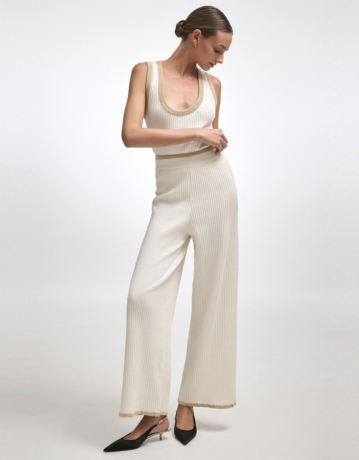 Nadia Rapti Roxanne knit top ecru