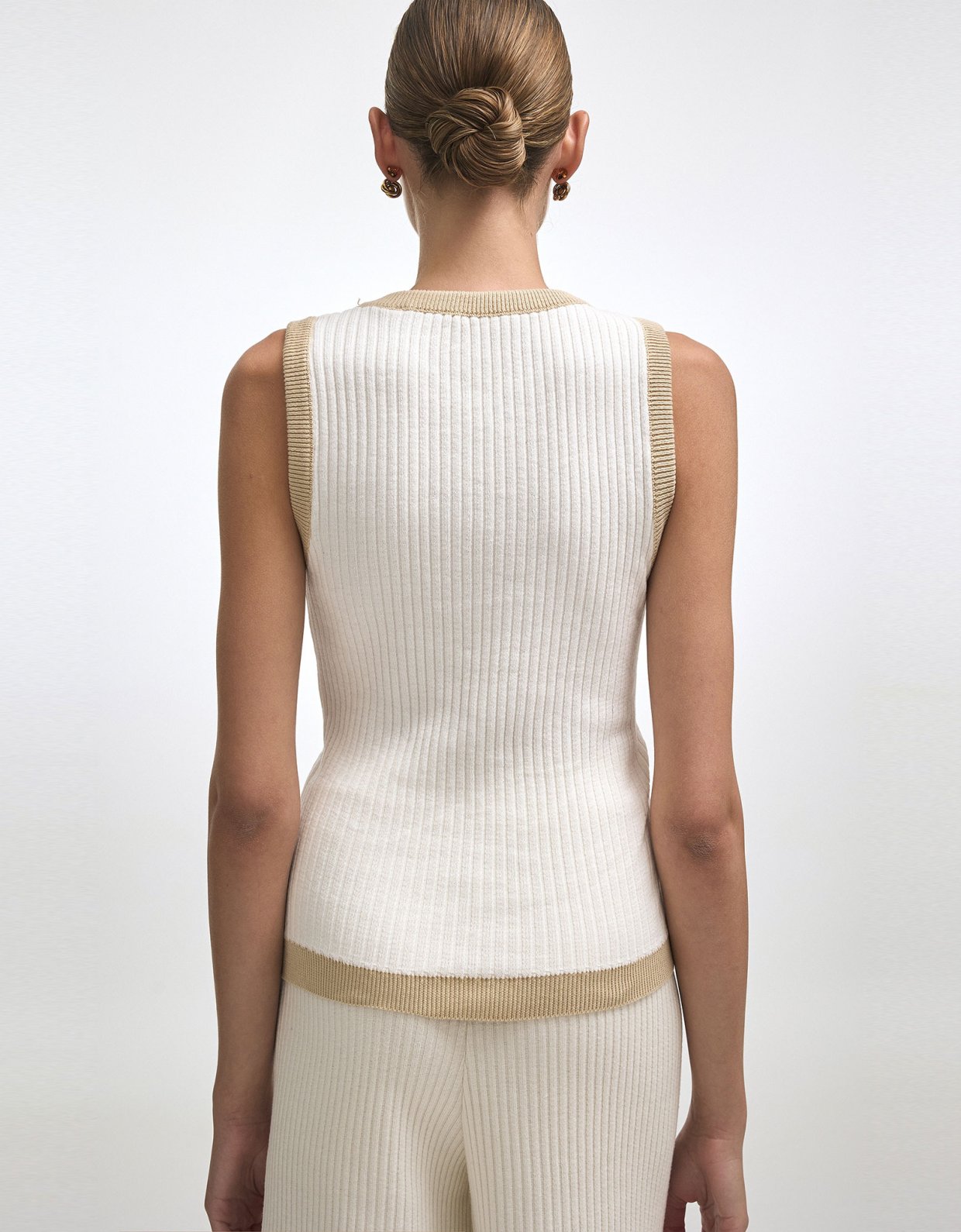 Nadia Rapti Roxanne knit top ecru