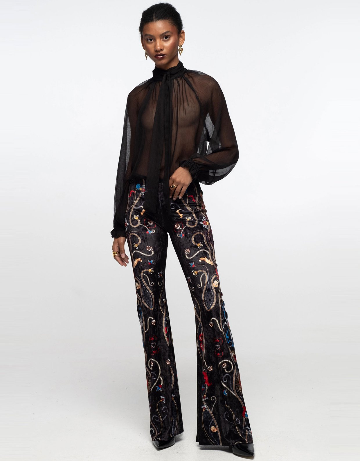 Peace and Chaos Dusk pants velvet