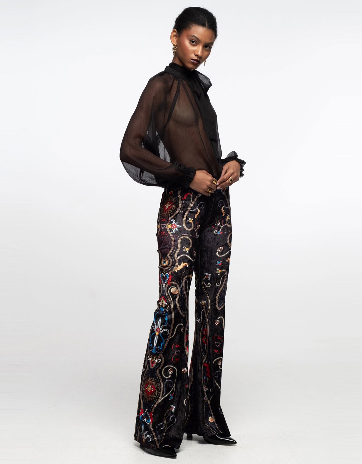 Peace and Chaos Dusk pants velvet