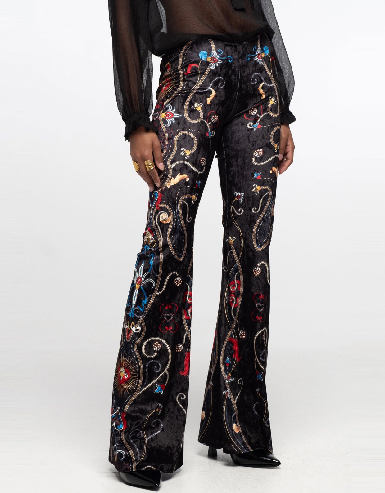 Peace and Chaos Dusk pants velvet